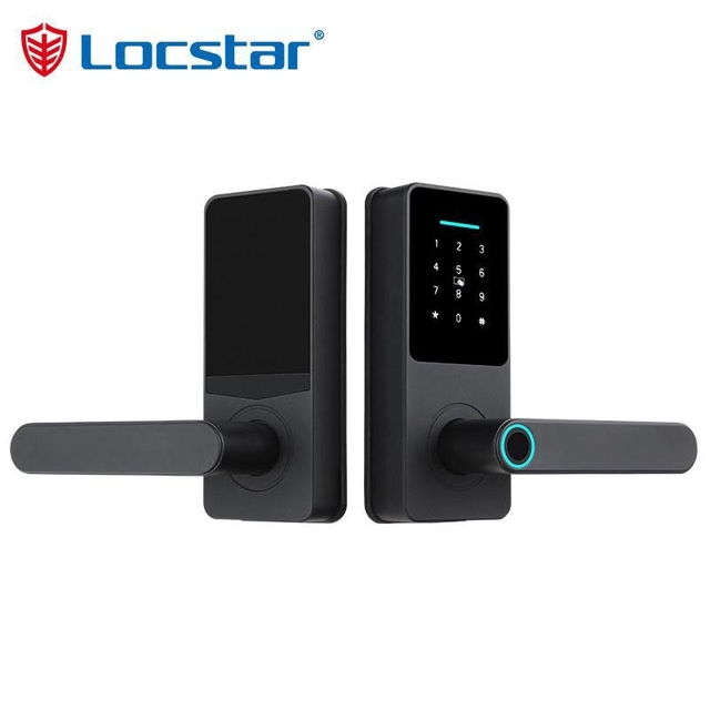 Electronic Deadbolt Lock BLE TTLOCK Fingerprint Code Smart Door Lock for Wooden Doors